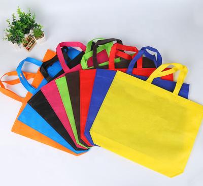 China Promotion Advertising Bag Cheap Non Woven Wholesale Fabric Handled Bags Shopping Bag for sale