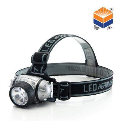 China Camping dipped 6 led projector headlight battery reading frontal headlamp lamp head for sale