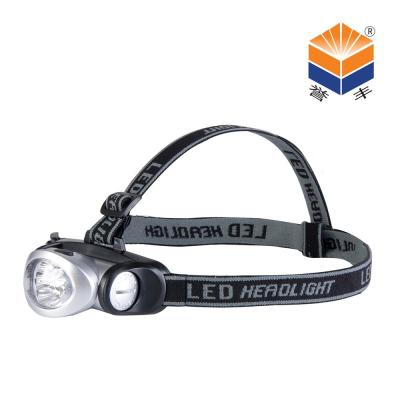 China camping 5 led projector headlight battery reading explosion proof safety  headlamp in ABS material for sale