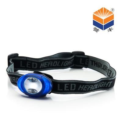 China 2 led Head led lamp headlight ultra-bright light headlamp headlights   in ABS material for sale