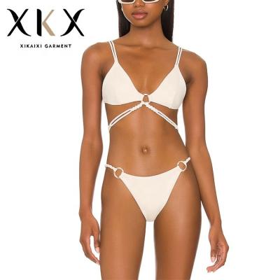 China Plus Size Solid Color Beach Style Sexy Casual Swimwear 2022 Summer New Design Women Swimwear Women Swimwear for sale