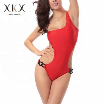 China Plus size 2019 new fashion desgin women summer sexy bikini six size adjustable single ring united swimsuits for sale