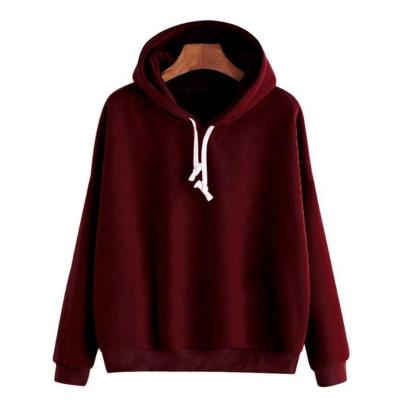 China European and American Women's Hoodies New Fall Good Quality Anti-wrinkle Long Sleeve Loose Women's Hooded Sweater for sale