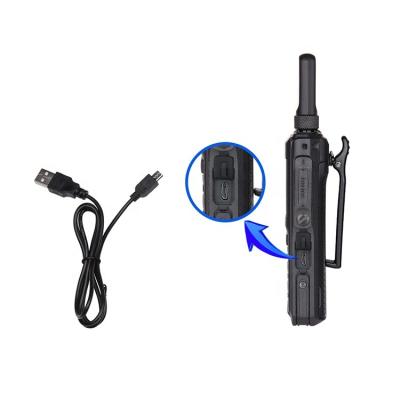 China For inrico high quality premium micro usb walkie talkie charger data cable USB02 for walkie talkie T368 for sale