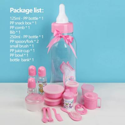 China 2021 Hot Sale 12PCS Baby Bottle  Bank BPA Free Silicone Baby Bottle for sale