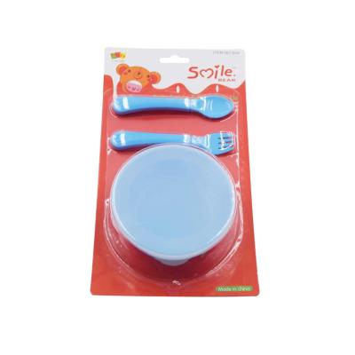 Chine Food Grade Newborn Feeding Set Plastic Safety Feeding Bowl Set For Baby à vendre