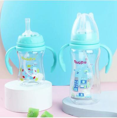 China Newborn Portable Feeding Care Bottle without Bisphenol Safe Baby Care Nipple Care Feeder Bottle for sale