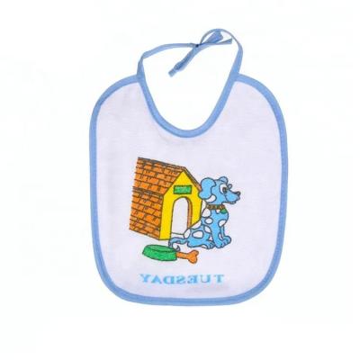 China Custom Infant Drool Bibs Printed Logo Pattern Blank Sublimation Baby Bib for sale