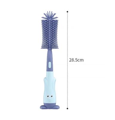 China 360 Infant Bottle Brush Electric Baby Bottle Cleaner Straw Nipple Brush for sale