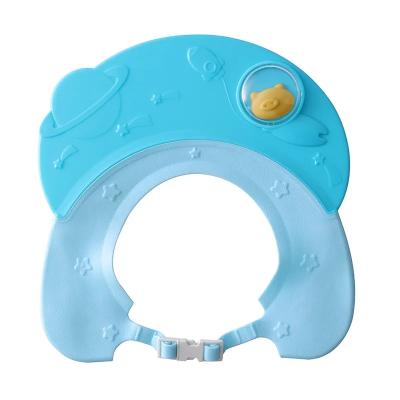 中国 3 Colours Shampoo Bath Cap Hat Ear Protection Adjustable Waterproof 販売のため