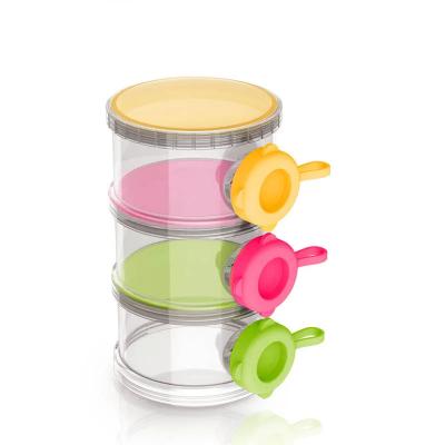 Chine PP Milk Powder Dispenser Food Grade Plastic 3 Layers Formula Container à vendre