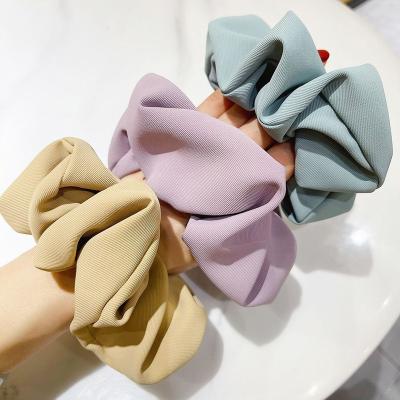 China Scrunchies Hao Han Wholesale Customize  High-Quality Hair Scrunchies Girls Hair Accessories Scrunchy Hair Band for sale