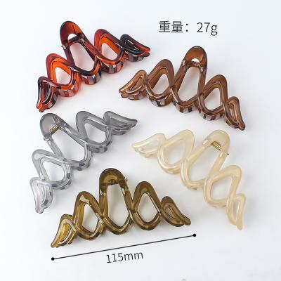 China Hair claw clip Best selling   Woman Fashion  Accessories 11.5cm  Resin  Hair Clip Claw for Women Girls for sale