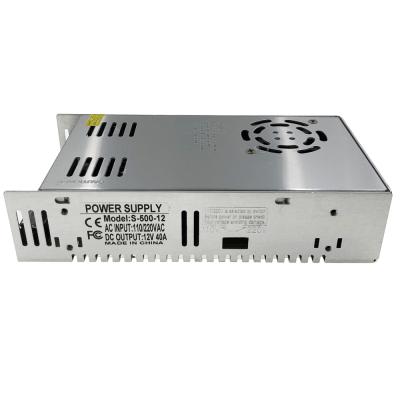 China high quality power supply 12v40a 12v 480w 12v500w S-480-12 changeover power supply for sale