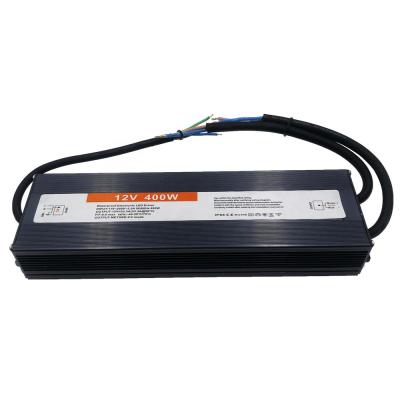 China 12v 400w constant voltage power supply regulated rainproof waterproof 12v33a led constant voltage power supply 278*76*40MM for sale