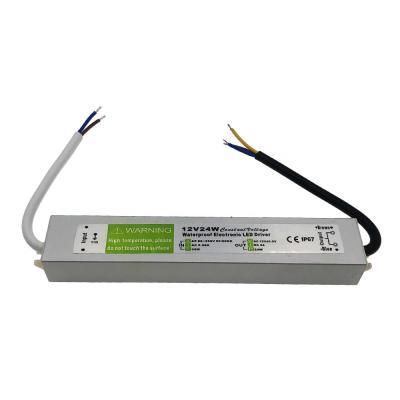 China IP67 12voltage 180*30*20MM Outdoor Constant Power Switching Power Supply 12V24w 2a Switching Power Supply Units for sale