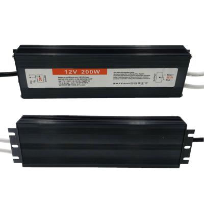 China ip67 server power supply 1200w 12v 16.5a 12v200w ps4 12v 235*65*30MM outdoor desktop power supply for sale