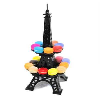 China The Acrylic Macaron The Eiffel Tower Dessert Table Buffet Eiffel Tower Display Rack Dessert Bar Shop Cake Bakery Wedding Party Decorations Display Stand for sale