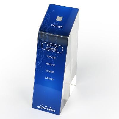 China Chips and Components Hot Sale Clear Display China Made Best Quality Acrylic Vertical Chip Display Stand Transparent Display Vertical Chip Display Stand for sale