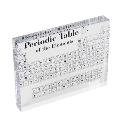 China Diaplsy Acrylic Printing Plate Chemical Element Periodic Table Display Chart of Knowledge for sale