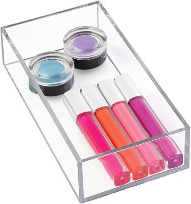 China Stored Storage Boxes Sorter Acrylic Organizers For Bathroom Gift Small Cosmetic Candy Organizers Acrylic Cases for sale