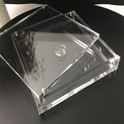 China High Quality Acrylic Showcase Stocked With Magnet Lid for sale