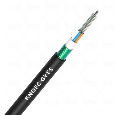 China Underground/duct/KNOFC gyts fiber optic cable 36 core single mode aerial direct buried armored fiber optic cable double for sale