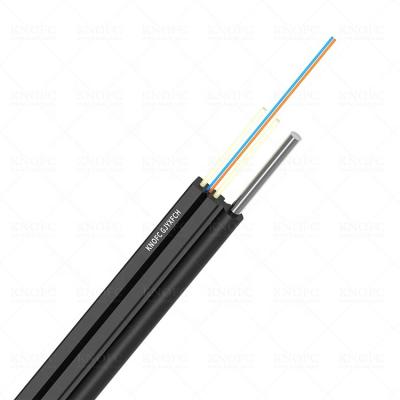 China Indoor Outdoor FTTH KNOFC GJYXCH FTTH 1-12 Core FTTH Outdoor Drop Cable With LSZH Jacket Fiber Optic Cable Fiber Optic Prices for sale