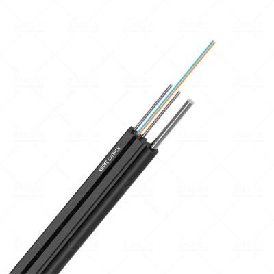 China FTTH KNOFC G657A G652D KNOFC G657A G652D Ftth Wire 2 Core Ftth Drop Cable ftth Drop Cable Black White White Outdoor Indoor for sale