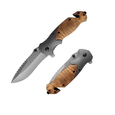 China Easy Carry Most Popular Stainless Steel Blade Durable Outdoor Camping Pocket Knife for sale