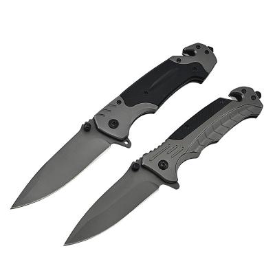 China Multifunctional High Quality Black Fixed Blade Outdoor Survival Sharpness Hunting Knife for sale