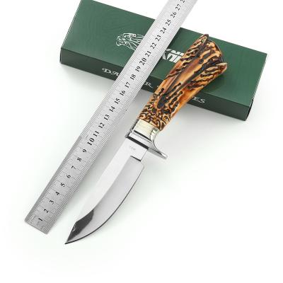 China New Design 3CR13 Blade Outdoor Camping Knife Outdoor Tactical Hunting Knife for sale