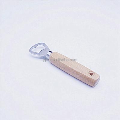 China Stored Eco-friendly Metal Handle Smart Wooden Bottle Opener Wholesale for sale