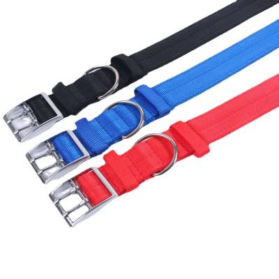 China Custom Cheap Hot Sale Good Quality Nylon Neck Sleeve Buckle Adjustable Dog Collars for sale