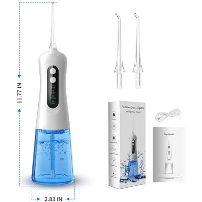 China IPX7 Waterproof Dental Jet Waterproof Tooth Cleansing Whitening Machine Water Flosser Irrigator Oral USB Rechargeable Electric Water 2021 for sale