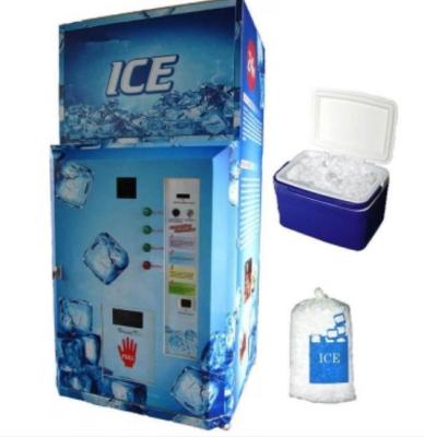 China Stand Alone Ice Machine Vending With Sealing Bag 2.2 cm X 2.2 cm X 2.2 cm Ice Cube for sale