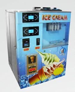 China School / Cinema / Airport Vending Machines Ice Cream Making 70 - 80 L / H Capacity for sale