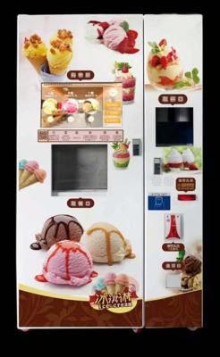 China Cinema / School / GYM ICE Cream Vending Machine 24 Hour Supply 1710 * 945 * 800 mm for sale