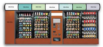 China Smart Outdoor Vending Machine , Beverage Vending Machine For Airport / Railway Station for sale