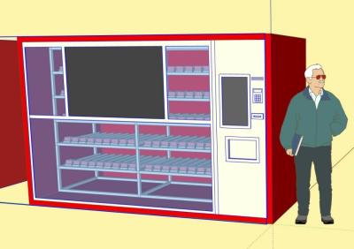 China Shop Super Storage Snack Vending Machines With Elevator System , Interactive & Control Software for sale