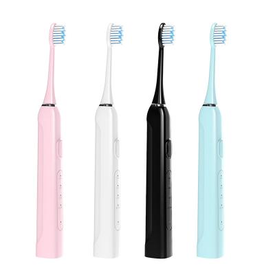 China New Design Full Heads Oled Mouth Sound Sonic U Wave Electric Toothbrush Ultrasonic Slim Shape Battery Operated Counteracting for sale