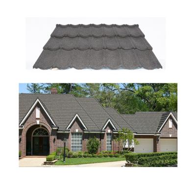 China Modern Bond Stone 0.40mm Roof Tile Manufacturer Lightweight Roof Tile Coated Arch for sale