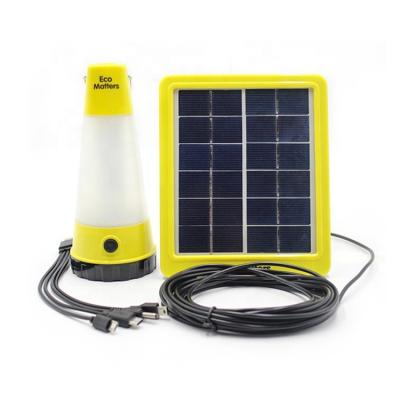 China 200 2022 New Arrival Solar Lighting 2W Solar Camping Light Portable Solar Powered Lights for sale