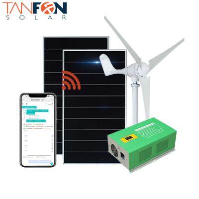 China Hot Sale Stand Alone 2kw 3kw 5kw Solar And Wind System Off Grid Solar System WSH3KW for sale