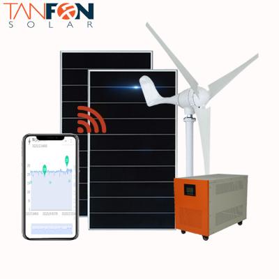 China 10KW Wind Turbine Generating Power By Solar And Wind Power System Home Use WSH10kw for sale