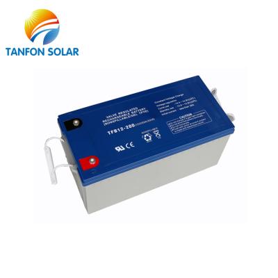 China Electric Power Systems Foshan Tanfon Long Cycle Battery 12V 200ah 150ah 2V Deep Cycle Gel Storage Batteries Solar System Battery for sale