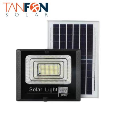 China Remote Control Solar Flood Light Outdoor Waterproof IP67 Dusk + Timing LED 200W Dusk to Dawn Auto-On Off with 6000k Sensor Remote Light Timer Solar Lights for sale