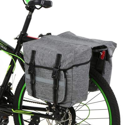 China Fashion Bicycle Panniers Bag Portable Saddle Bag Bicycle Rear Seat Bag Waterproof Bike Cargo Storage for sale