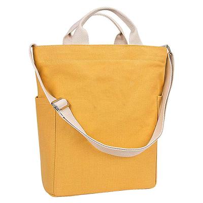 China OEM Factory Women Canvas Tote Handbags Casual Shoulder Work Cross Body Bag Fashion Waterproof Canvas Tote Bag for sale