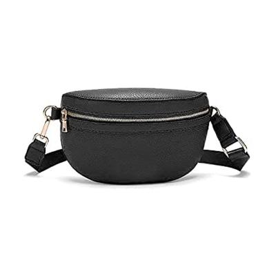 China Water Proof Fanny Packs For Women Fashion Small Leather Waist Pack Belt Bag With Adjustable Strap Cross - Body Sling Bag For Travel Hiking for sale